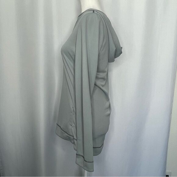 ALO Gray Pull Over Hoodie size Large - Picture 2 of 9